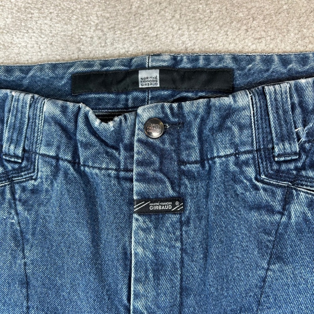 Vintage 90s Marithe Francois Girbaud Jeans Mens 38 Baggy Shuttle‎ Knee Wide Leg - Picture 3 of 13